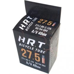 Камера велосипедная H.R.T., 27.5", автониппель 48 мм, 1.95-2.125 (50/54-584), 00-010040 - фото