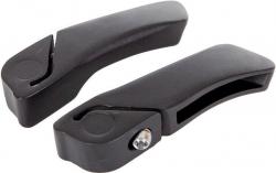 Рога на руль STG GR6254, алюминий, черный - фото