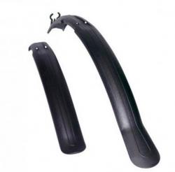 Крылья, переднее и заднее, PM-15 в комплекте с крепежом на 20, МТВ, чёрный, пластик - фото