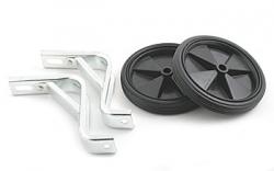 Зап. части. Доп поддерживающие колеса с кронштейном для велосипеда 14" цена за пару - фото