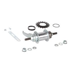 Задняя втулка ножным тормозом Falcon под 32 спицы, хром - фото