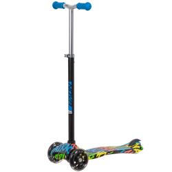 Самокат-кикборд Novatrack RainBow Start Graffiti (2020) - фото