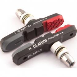 Тормозные колодки Clarks CPS-301, V-Brake, цветные, всепогодные, 3-110 - фото