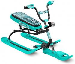 Снегокат НИКА Snowdrive СНД3/SD12, Snowdrivе 1 (черный каркас) - фото