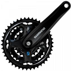 Система Shimano Altus M311, 170мм, кв, 42/32/22T, защ, черн. - фото