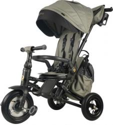 Велосипед трехколесный QPlay Nova Plus, с ручкой управления - фото