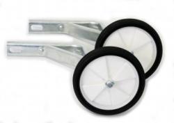 Зап. части. Доп поддерживающие колеса с кронштейном для велосипеда 20" цена за пару - фото