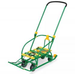 Санки Nikki 3/32 зеленый N3/32 /Ника/ - фото