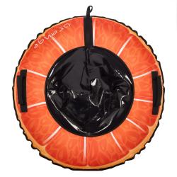 Тюбинг Snowstorm BZ-120_ORANGE, 120 см, оранжевый с черным - фото