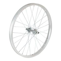 Колесо 20" переднее 28 спиц одинарный обод втулка SF A03F - фото