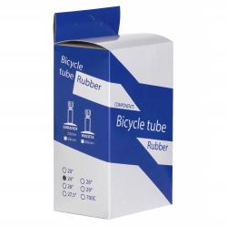 Камера велосипедная BT, 24x1.75/1.95, резина, автониппель 33 мм - фото