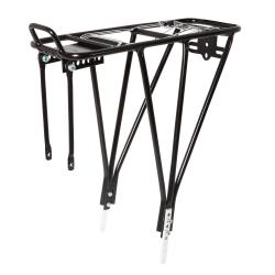 Багажник для велосипеда 24"-28", задний HLYJ-H112 24"-28", алюм., черн. - фото