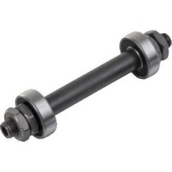 Ось TBS передняя 108мм под эксцентрик с промподшипниками, ZTB19585 - фото