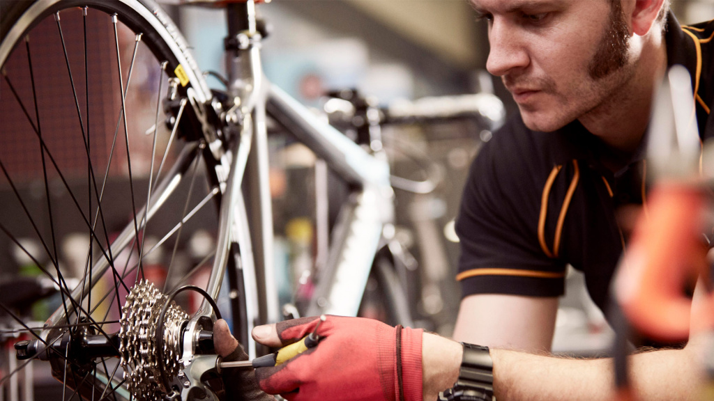 обслуживание велосипеда зимой 1.