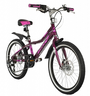 Велосипед NOVATRACK ALICE Disc 20" (2021) - фото