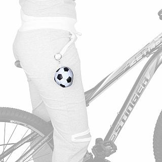 Светоотражатель STG  "Футбольный мяч". - фото