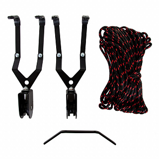 Крепление велосипеда STG HS-T044 на потолок, сталь, черный - фото