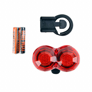 Фонарь задний ХC-607T, 3 функции, с батарейками, инд. Уп. - фото