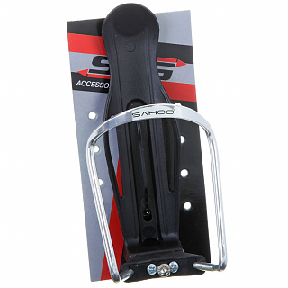 Флягодержатель STG, алюминиевый, черный - фото