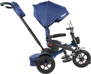 Велосипед трехколесный Chopper CH1-1 с ручкой управления - фото