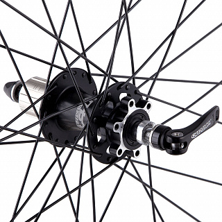 Колесо 27,5" заднее (без резины) двойной пист. обод 32отв - фото