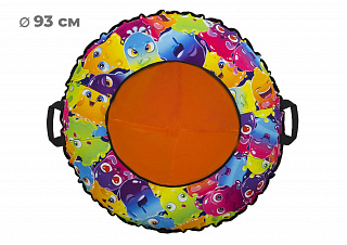 Тюбинг 65см ОКСФОРД SLIME - фото