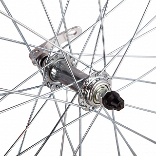 Колесо переднее 24" двойной обод 32 спицы - фото