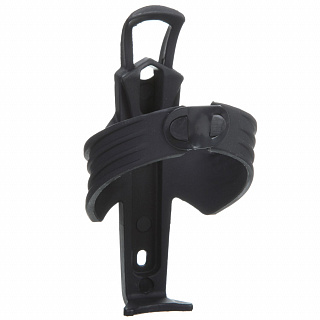 Флягодержатель STG, без  болтов, пластиковый, черный - фото