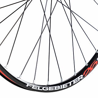 Колесо 26" заднее, двой. пист. обод, под disc, 32 отв, втулка SF B27R, пром подшипники - фото