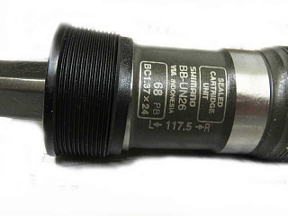 Каретка Shimano UN26, 68/117.5 - фото