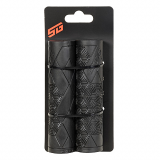 Грипсы STG Base, 126 мм, черный - фото
