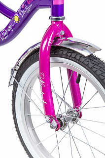 Велосипед Novatrack Little Girlzz 16" (2023) - фото