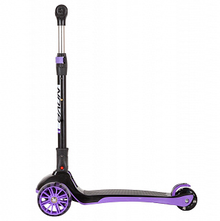 Самокат-кикборд Novatrack RainBow Basic Black (2022) - фото