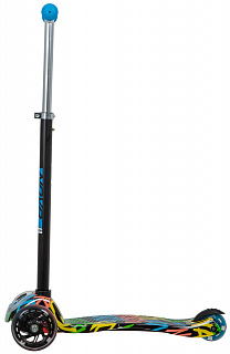 Самокат-кикборд Novatrack RainBow Start Graffiti (2020) - фото