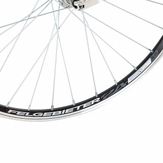 Колесо 24" переднее 32 спицы двойной обод втулка SF A03F - фото