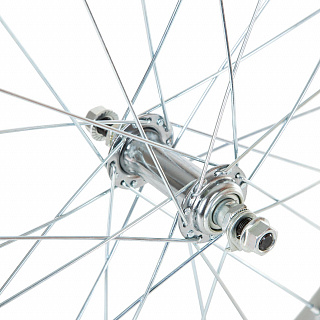 Колесо 20" переднее 28 спиц одинарный обод втулка SF A03F - фото