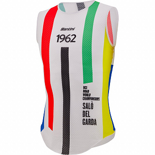 Термомайка без рукавов Santini Salo' Del Garda 1962 - UCI NS Baselayer - фото